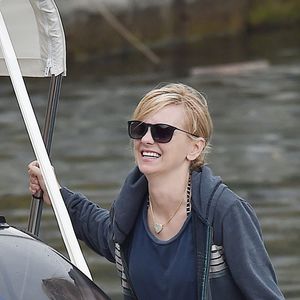 Exclusif - Anna Faris très amoureuse de son nouveau compagnon Michael Barrett lors de leurs vacances à Portofino le 12 juin 2018