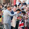 Le prince Harry, duc de Sussex, et Meghan Markle, duchesse de Sussex, inaugurent l'université technologique à Bognor Regis. C'est leur première visite dans le comté de Sussex depuis leur mariage. Le 3 octobre 2018.