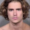 Mug shot du fils de J.C.Van Damme, Nicholas Van Varenberg, arrêté pour avoir menacé son colocataire avec un couteau sous l'emprise de marijuana. Le 12 septembre 2017. Tampa, Floride.