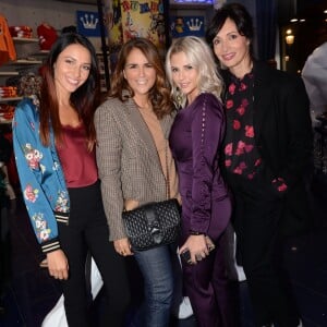 Exclusif - Delphine Wespiser (Miss France 2012), Valérie Bénaïm, Kelly Vedovelli et Géraldine Maillet - Premier anniversaire de la collaboration entre le sculpteur Richard Orlinski et Disneyland Paris, au Disney Store, à Paris, le 4 octobre 2018. © Rachid Bellak/Bestimage