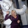 Exclusif - Kelly Vedovelli - Premier anniversaire de la collaboration entre le sculpteur Richard Orlinski et Disneyland Paris, au Disney Store, à Paris, le 4 octobre 2018. © Rachid Bellak/Bestimage