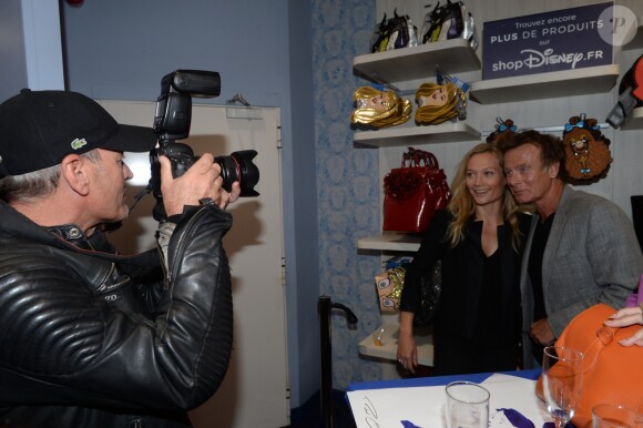 Exclusif - Laurent Baffie, Caroline Vigneaux et Franck Dubosc - 1er anniversaire de la collaboration entre l'artiste contemporain R.Orlinski avec le parc Disneyland Paris, au Disney Store, à Paris, France, le 4 octobre 2018. © Rachid Bellak/Bestimage (No Web No Blog pour la Belgique et la Suisse)04/10/2018 - Paris