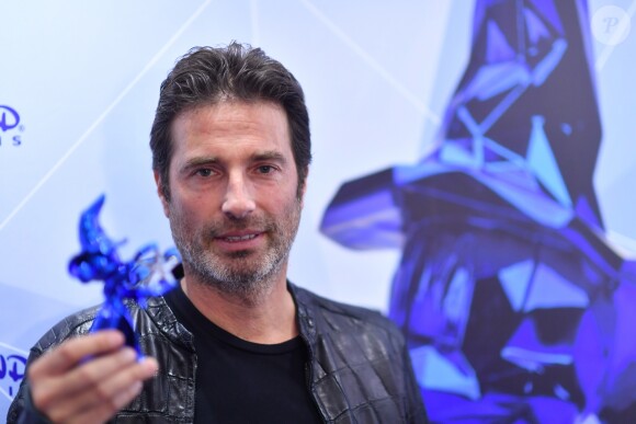 Exclusif - Premier anniversaire de la collaboration entre le sculpteur Richard Orlinski et Disneyland Paris, au Disney Store, à Paris, le 4 octobre 2018. © Rachid Bellak/Bestimage
