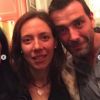 Sophie et Mathieu de "L'amour est dans le pré" à l'anniversaire de Karine Le Marchand, samedi 6 octobre 2018, Instagram