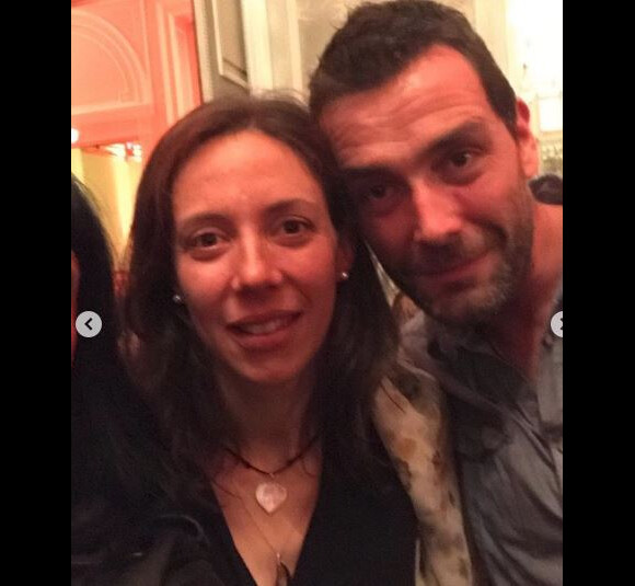 Sophie et Mathieu de "L'amour est dans le pré" à l'anniversaire de Karine Le Marchand, samedi 6 octobre 2018, Instagram