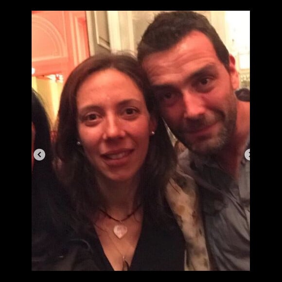 Sophie et Mathieu de "L'amour est dans le pré" à l'anniversaire de Karine Le Marchand, samedi 6 octobre 2018, Instagram