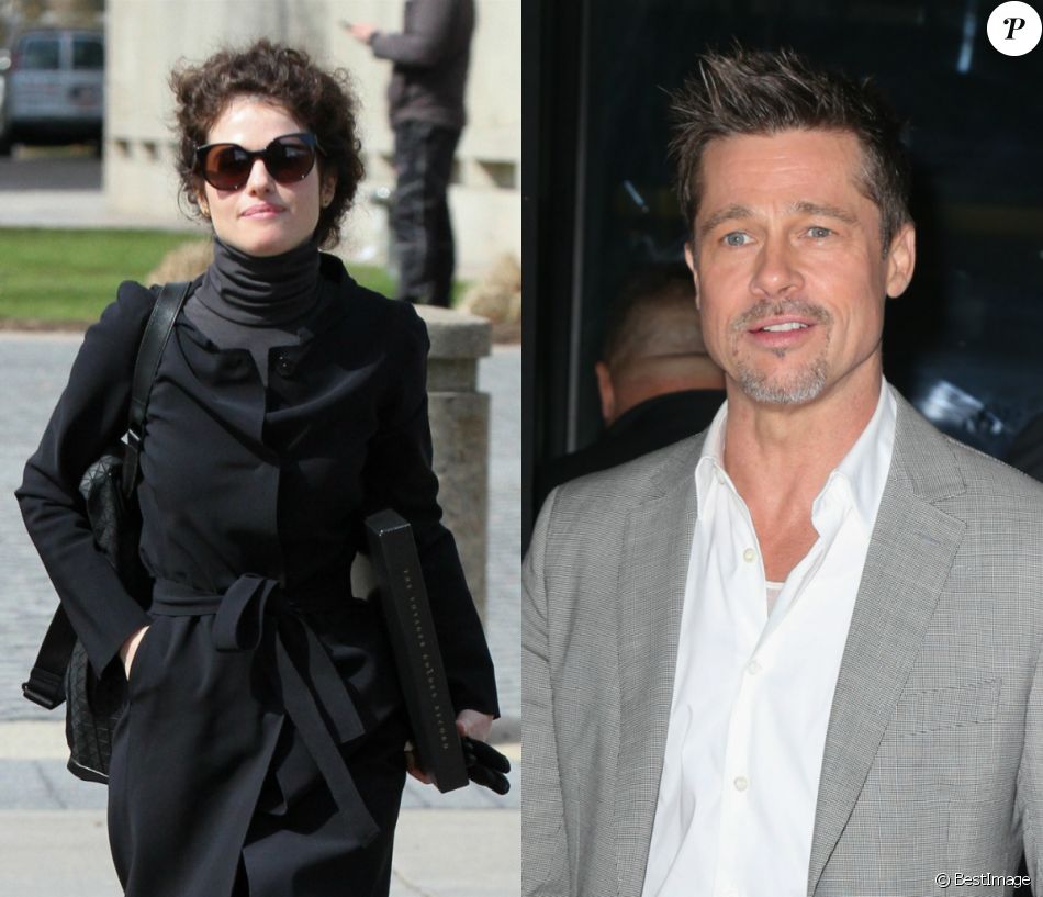 Neri Oxman et Brad Pitt. - Purepeople