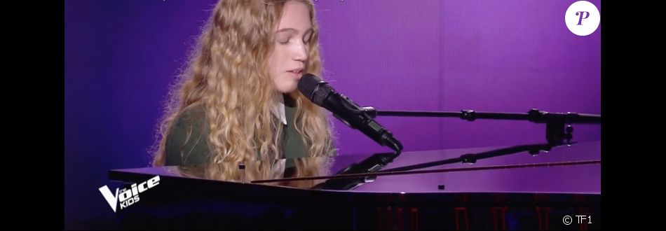 Lili dans The Voice Kids 5 sur TF1, le 2 novembre 2018. - Purepeople