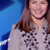 Alexandra dans "The Voice Kids 5" sur TF1, le 31 octobre 2018.