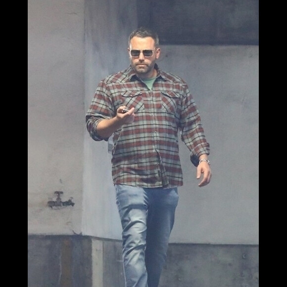 Ben Affleck à la sortie de son centre de réhabilitation à Los Angeles, le 8 octobre 2018.