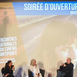 Exclusif - Jane Campion, Michel Ciment - 20ème Rencontres Internationales du Cinéma des Antipodes à Saint-Tropez le 8 octobre 2018. © Lionel Urman/Bestimage