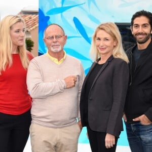 Exclusif - Le jury du festival, Natacha Régnier, Hervé Claude, Isabelle Doval, Mathieu Delarive - 20ème Rencontres Internationales du Cinéma des Antipodes à Saint-Tropez le 8 octobre 2018. © Lionel Urman/Bestimage