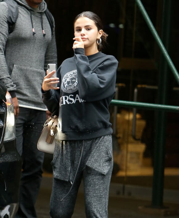Exclusif - Selena Gomez dans la rue lors de la Fashion Week de New York le 10 septembre 2018.