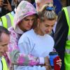 Justin Bieber et Hailey Baldwin à la grande roue London Eye à Londres, Royaume uni, le 19 septembre 2018.