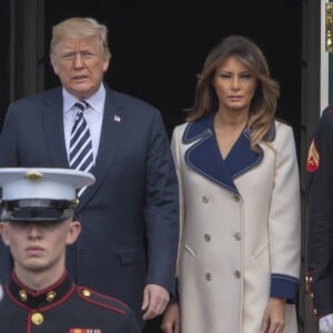 Le président Donald J. Trump, Melania Trump, Andrzej Duda, Agata Kornhauser-Duda - Le président Donald J. Trump et sa femme Melania Trump reçoivent le président de la république de Pologne et sa femme à la Maison Blanche à Washington le 18 septembre 2018.