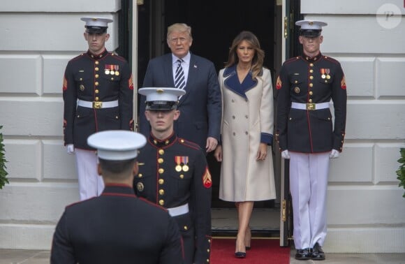Le président Donald J. Trump, Melania Trump, Andrzej Duda, Agata Kornhauser-Duda - Le président Donald J. Trump et sa femme Melania Trump reçoivent le président de la république de Pologne et sa femme à la Maison Blanche à Washington le 18 septembre 2018.