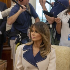 Melania Trump - Le président Donald J. Trump et sa femme Melania Trump reçoivent le président de la république de Pologne et sa femme à la Maison Blanche à Washington le 18 septembre 2018.