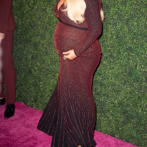 Jessica Simpson, enceinte, assiste au 25e gala annuel FFANY Shoes on Sale à la Ziegfeld Ballroom à New York, le 11 octobre 2018.