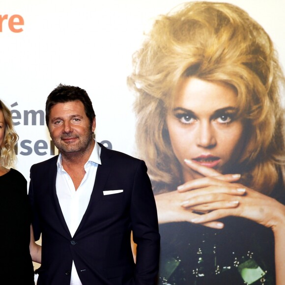 Philippe Lellouche et sa compagne Vanessa Boisjean au photocall de la cérémonie d'ouverture de la 10ème édition du Festival Lumière à Lyon, France, le 13 octobre 2018. © Dominique Jacovides/Bestimage