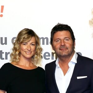 Philippe Lellouche et sa compagne Vanessa Boisjean au photocall de la cérémonie d'ouverture de la 10ème édition du Festival Lumière à Lyon, France, le 13 octobre 2018. © Dominique Jacovides/Bestimage