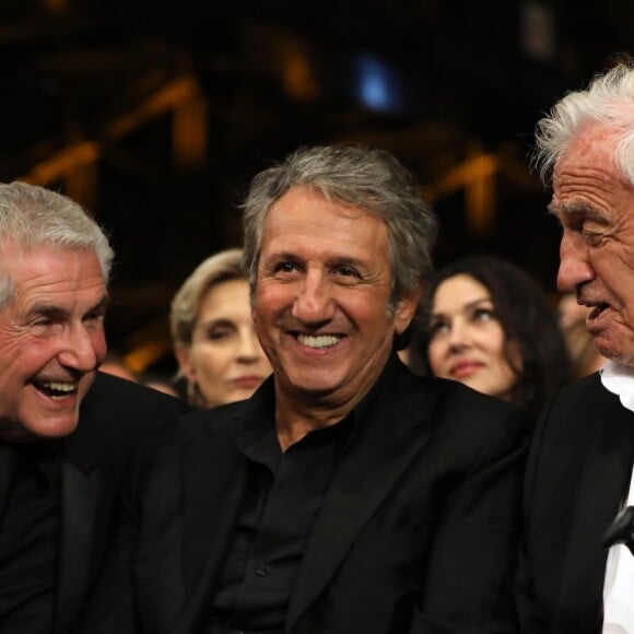 Claude Lelouch, Richard Anconina, Jean-Paul Belmondo - Cérémonie d'Ouverture de la 10ème édition du Festival Lumière à Lyon le 13 octobre 2018 © Dominique Jacovides / Bestimage