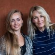 Estelle Lefebure et sa fille Emma Smet - People au village des Internationaux de Tennis de Roland Garros à Paris, le 6 juin 2018. © Cyril Moreau/Bestimage