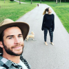 Liam Hemsworth et Miley Cyrus sur une photo publiée sur Instagram en août 2018.