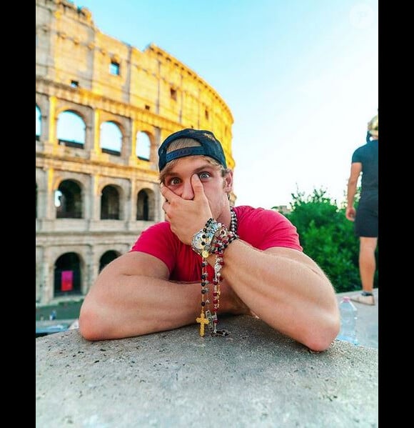 Logan Paul à Rome. Septembre 2018.
