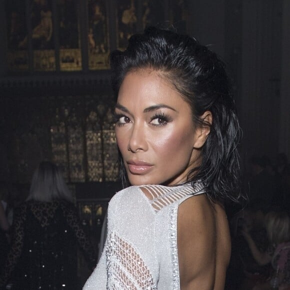 Nicole Scherzinger - Défilé Julien MacDonald à Londres à l'occasion de la Fashion Week le 15 septembre 2018.