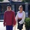 Justin Bieber et sa femme Hailey Baldwin sont allés prendre le petit-déjeuner à Toluca Lake, le 17 octobre 2018.