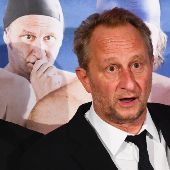 Benoit Poelvoorde - Première du film "Le Grand Bain" à Bruxelles. Le 10 octobre 2018