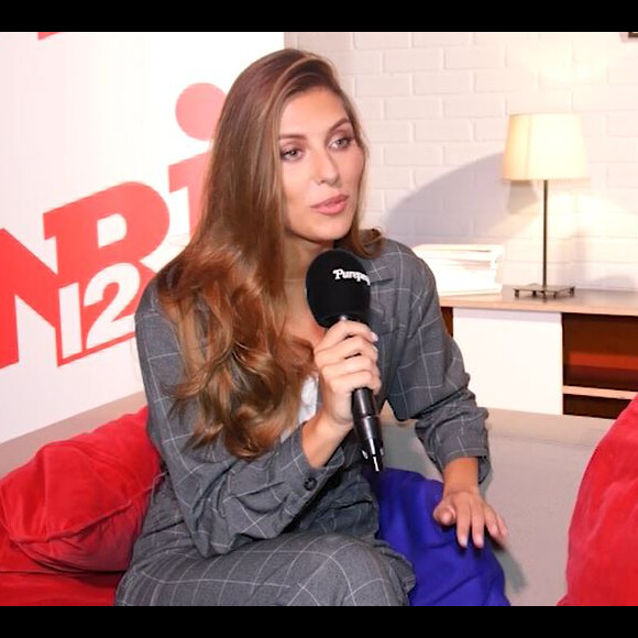 Camille Cerf en interview pour "Purepeople", 23 octobre 2018