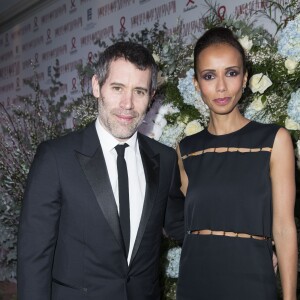 Sonia Rolland et son compagnon Jalil Lespert - Photocall de la 16ème soirée Sidaction dans la salle de réception du Pavillon d'Armenonville à Paris, France, le 26 janvier 2018. © Olivier Borde/Bestimage