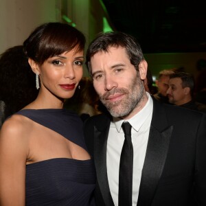 Jalil Lespert et sa compagne Sonia Rolland à la 15ème édition du "Dîner de la mode du Sidaction" au Grand Palais à Paris, le 26 janvier 2016. © Rachid Bellak/Bestimage