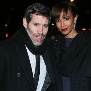 Jalil Lespert et sa compagne Sonia Rolland à la 15ème édition du "Dîner de la mode du Sidaction" au Grand Palais à Paris, le 26 janvier 2017. CVS-Veeren/Bestimage