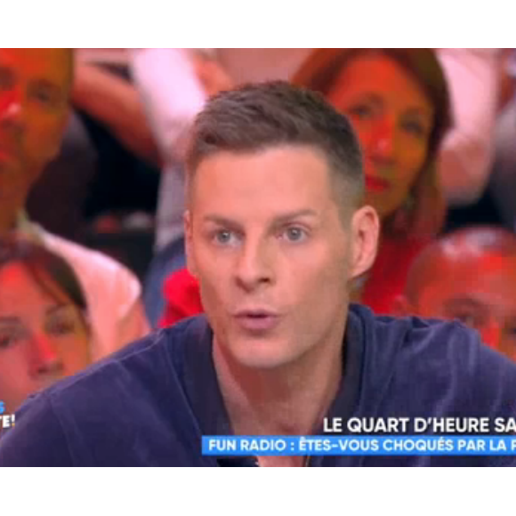 Matthieu Delormeau sur le plateau de "Touche pas à mon poste" le 25 octobre 2018 sur C8.