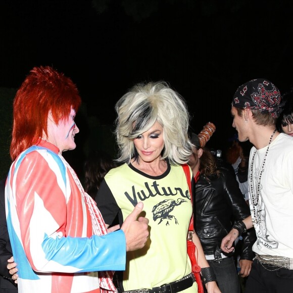 Cindy Crawford, son mari Rande Gerber et leurs enfants Kaia et Presley Gerber - Soirée "Casamigos Halloween Party" à Beverly Hills, le 26 octobre 2018