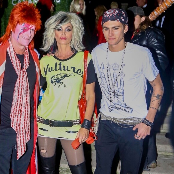 Cindy Crawford, son mari Rande Gerber et leurs enfants Kaia et Presley Gerber - Soirée "Casamigos Halloween Party" à Beverly Hills, le 26 octobre 2018
