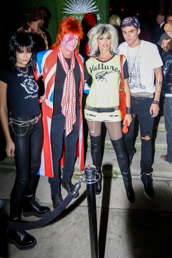 Cindy Crawford, son mari Rande Gerber et leurs enfants Kaia et Presley Gerber - Soirée "Casamigos Halloween Party" à Beverly Hills, le 26 octobre 2018