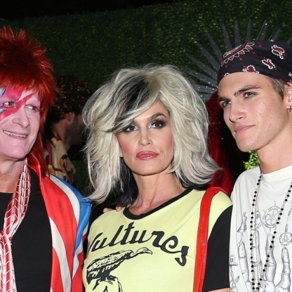 Cindy Crawford, son mari Rande Gerber et leurs enfants Kaia et Presley Gerber - Soirée "Casamigos Halloween Party" à Beverly Hills, le 26 octobre 2018