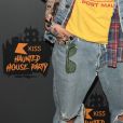 Rita Ora, déguisée en Post Malone, participe au concert "KISS Haunted House Party" à Wembley. Londres, le 26 octobre 2018.