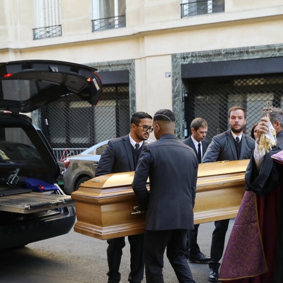 Exclusif - Illustration - Arrivées aux obsèques de Charles Aznavour en la cathédrale arménienne Saint-Jean-Baptiste de Paris. Le 6 octobre 2018 © Jacovides-Moreau / Bestimage