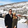 Trevor Engelson et sa nouvelle épouse Tracey Kurland sur une photo publiée en décembre 2017 sur Facebook.