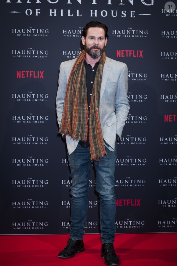 Henry Thomas à la première de The Haunting of Hill House à Londres le 2 octobre 2018.
