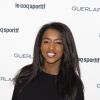 Hapsatou Sy - Guerlain et le coq sportif au lancement de leur seconde collaboration à la boutique Guerlain des Champs-Elysées à Paris le 23 octobre 2018. © Pierre Perusseau/Bestimage
