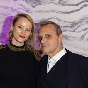 Pauline de Drouas et son compagnon Jean-Charles de Castelbajac - Guerlain et le coq sportif au lancement de leur seconde collaboration à la boutique Guerlain des Champs-Elysées à Paris le 23 octobre 2018. © Pierre Perusseau/Bestimage