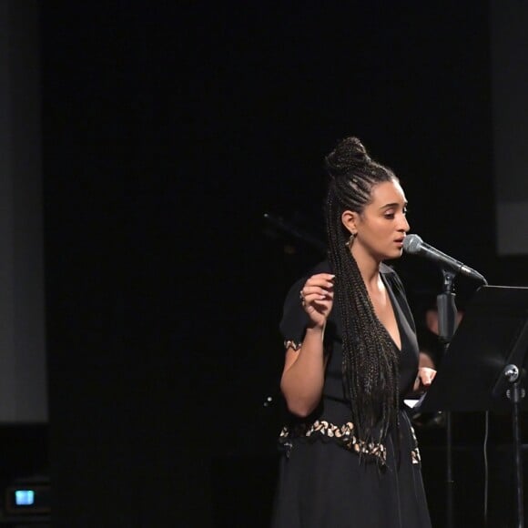 Concert de Camélia Jordana à l'Institut Lumière lors du 10e Festival Lumière de Lyon le 20 octobre 2018. © Giancarlo Gorassini/Bestimage