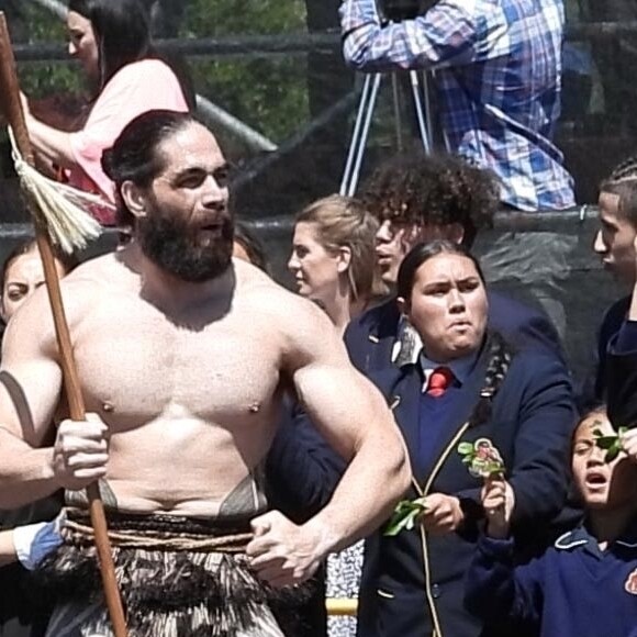 Le prince Harry, duc de Sussex, et Meghan Markle, duchesse de Sussex (enceinte) visitent Te Papaiouru Marae à Rotorua, Nouvelle Zélande le 31 octobre 2018.
