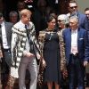 Le prince Harry, duc de Sussex, Meghan Markle, duchesse de Sussex (enceinte) lors d'une visite du site Te Papaiouru Marae à Rotorua, Nouvelle Zélande le 31 octobre 2018.