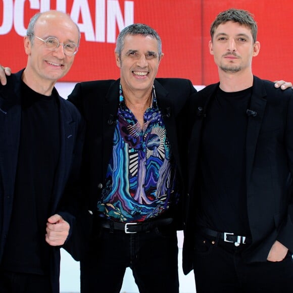 Exclusif - Philippe Geluck , Julien Clerc et Niels Scheider - Enregistrement de l'émission "Vivement Dimanche" au studio Gabriel à Paris le 29 octobre 2018. L'émission sera diffusée le 4 novembre 2018 . © Guillaume Gaffiot/Bestimage